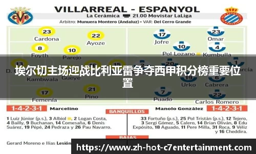 埃尔切主场迎战比利亚雷争夺西甲积分榜重要位置
